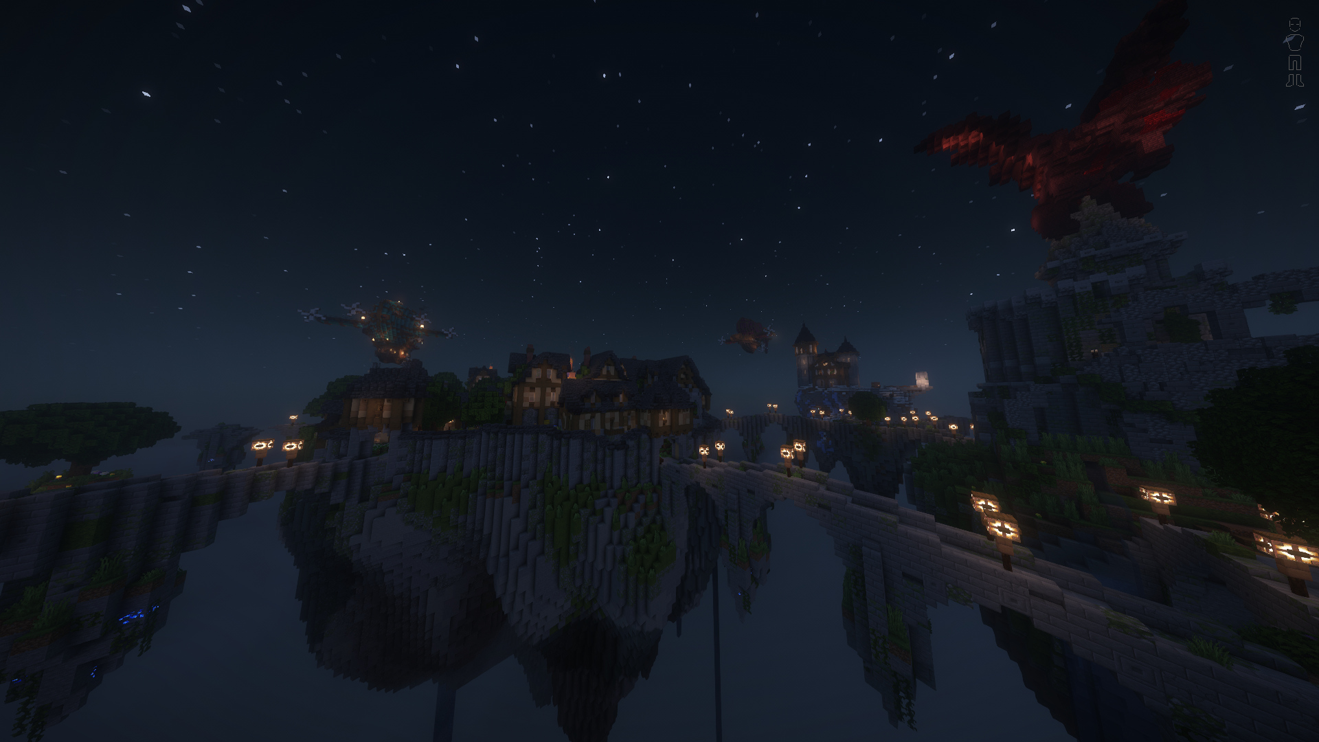 Vue aérienne de l'Agora d'Elendil