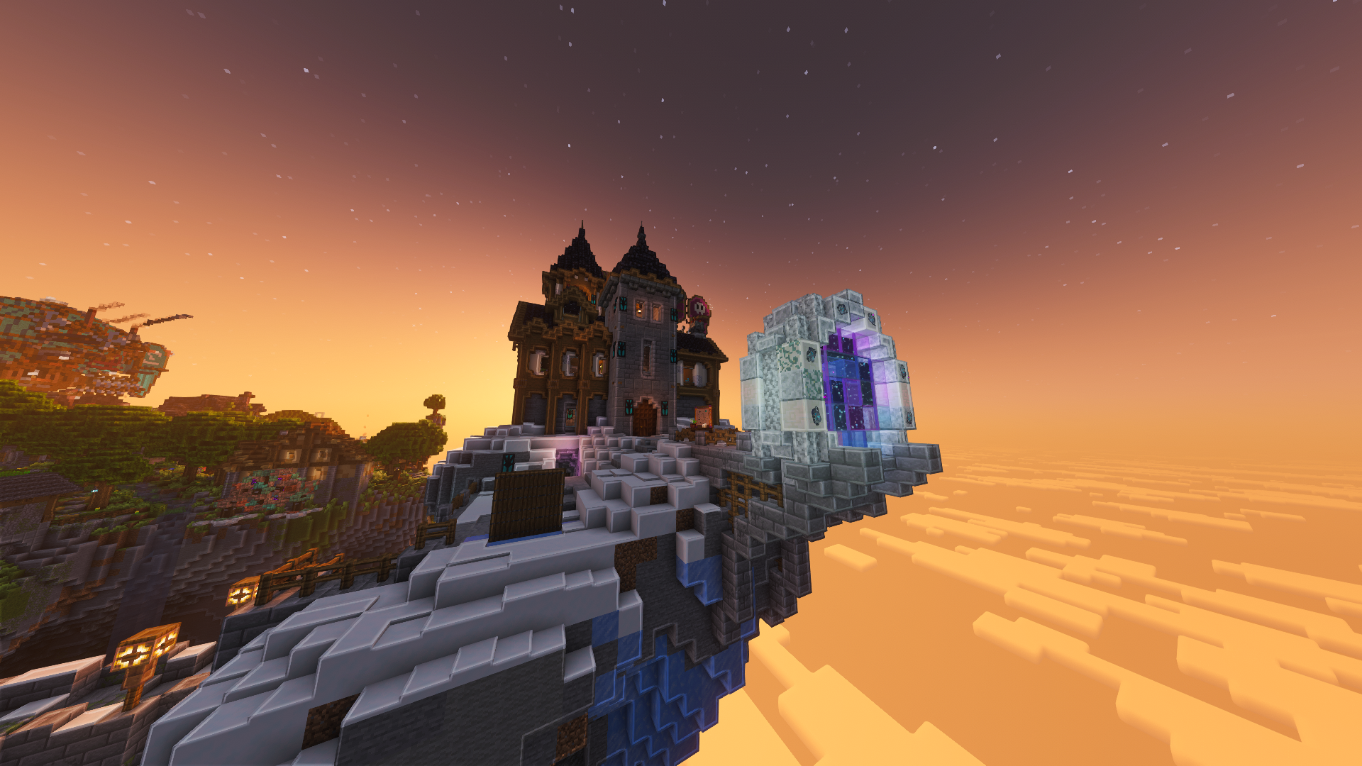 Îles des serveurs alliés